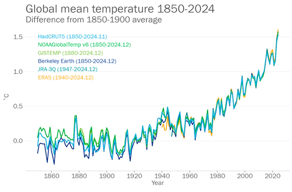 Il 2024 è l’anno più caldo mai registrato secondo l'Organizzazione Meteorologica Mondiale