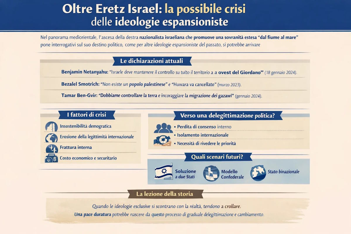 Il conflitto mediorientale può terminare solo con il tramonto delle ideologie nazionalistiche