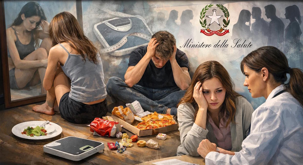 Disturbi alimentari, tre milioni di casi in Italia: allarme tra i giovani e la risposta del Ministero della Salute